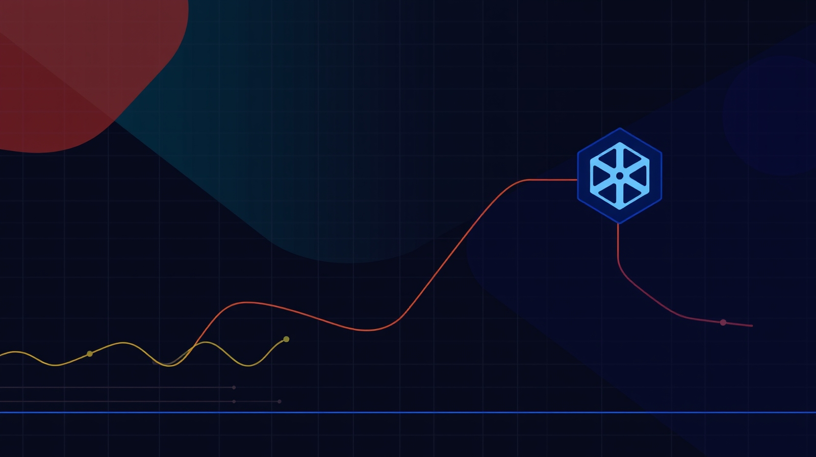Abstract technical illustration for Custom Metrics in Kubernetes: Operational Insights