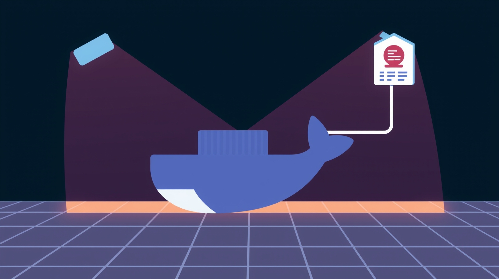 Abstract technical illustration for End of Docker Content Trust and Notary v1