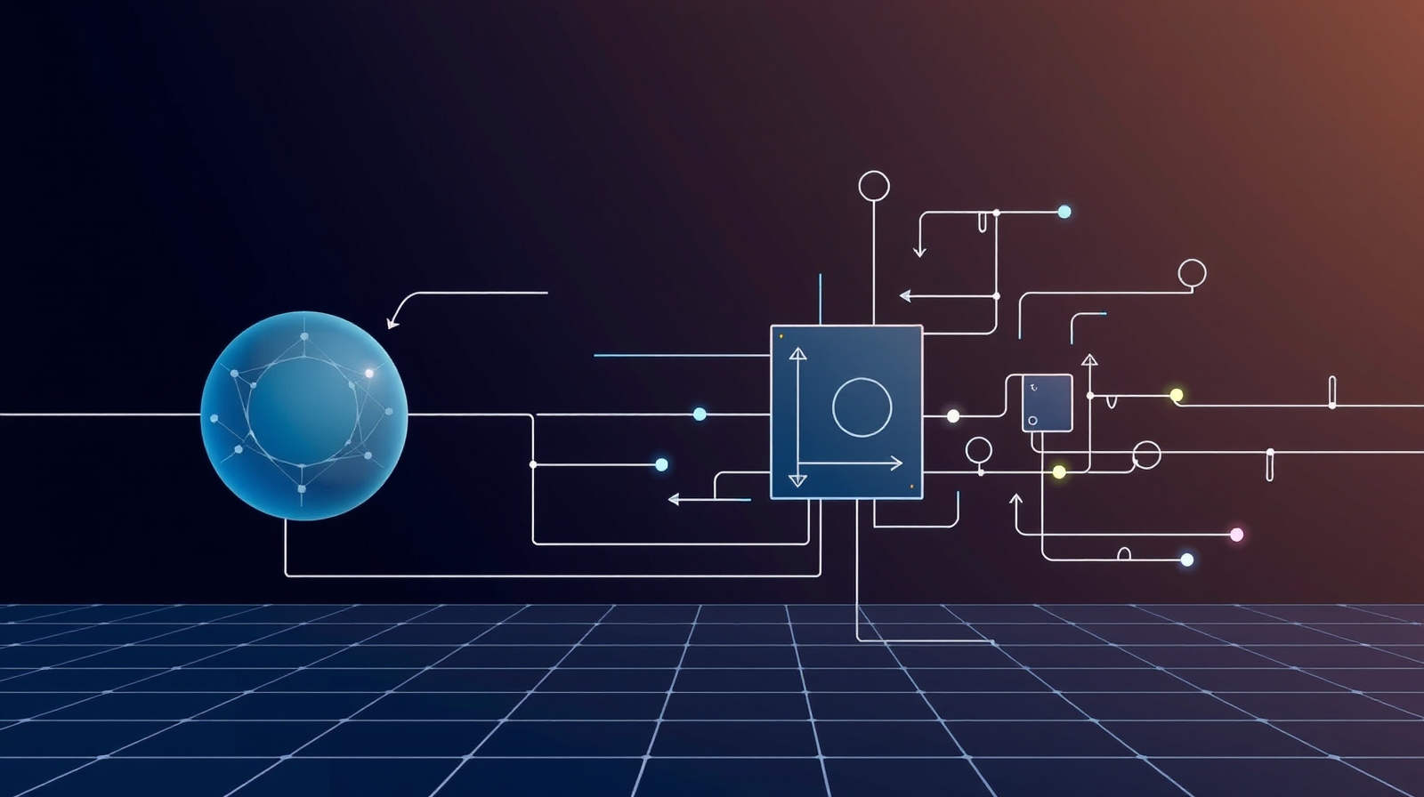 Abstract technical illustration for Operational Shifts in Agentic AI Deployment
