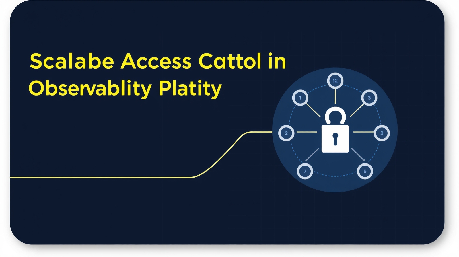 Abstract technical illustration for Scalable Access Control in Observability Platforms