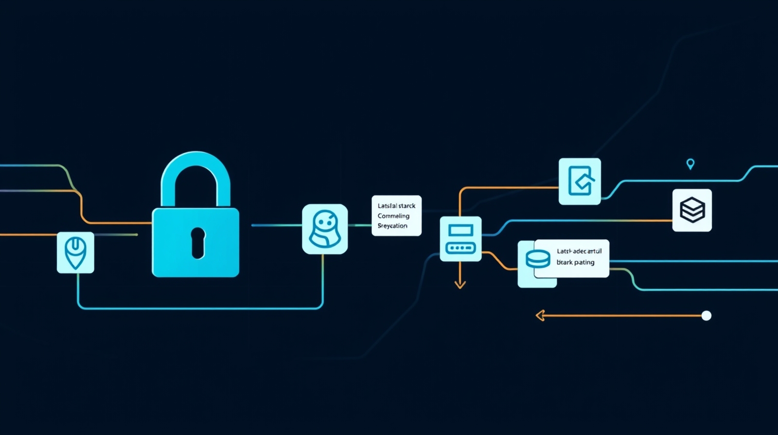 Abstract technical illustration for Tag-Based Access Control in Amazon Neptune