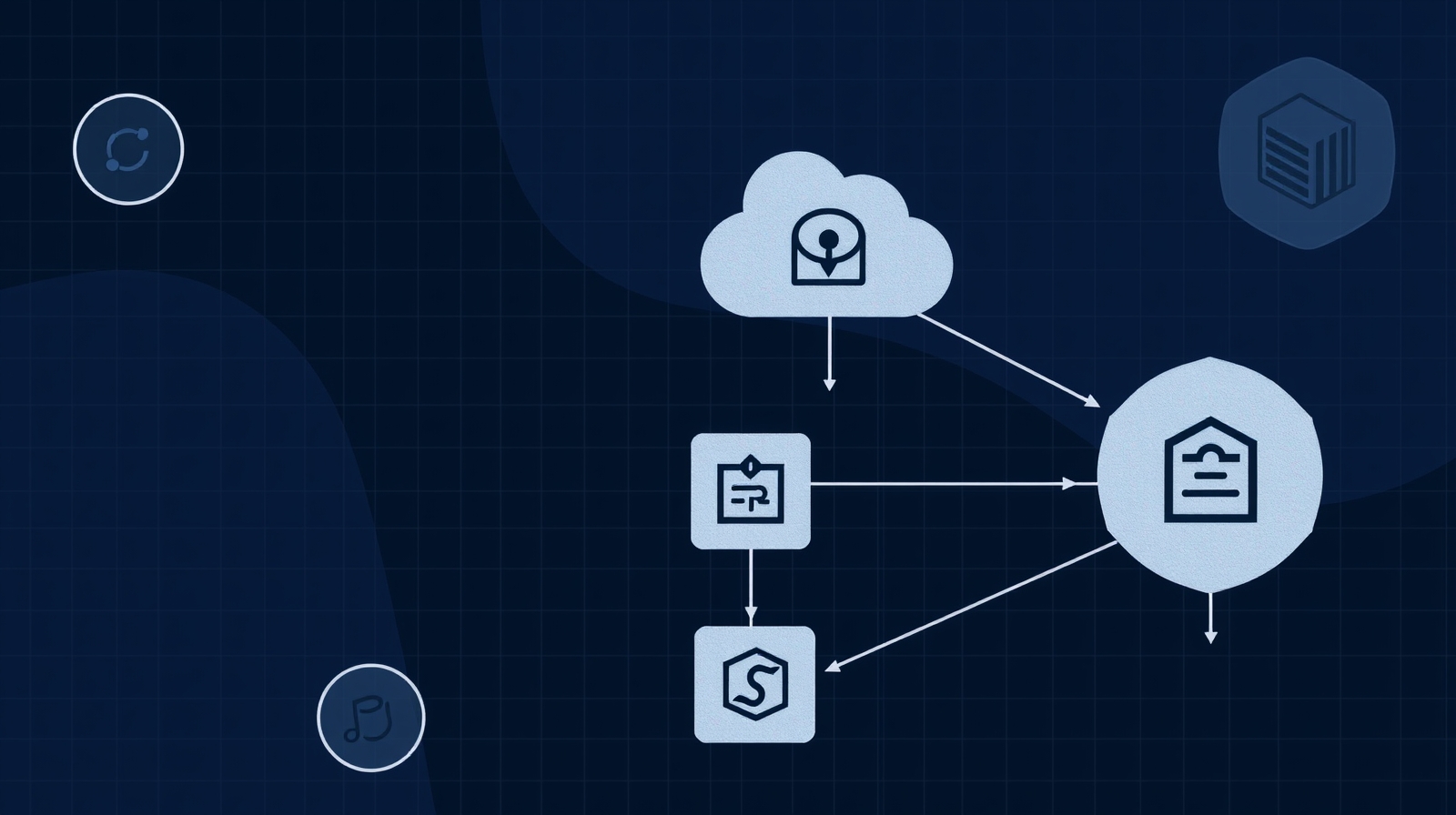 Abstract technical illustration for Terraform Support for SageMaker Unified Studio